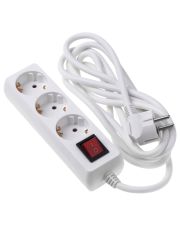 Сетевой фильтр 2E Accessories 2E-U03ESM3 (белый)