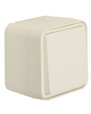 Выключатель проходной IP55, полярная белизна, 10АX/250В W.1