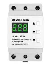 Реле напряжения DEVOLT-63A