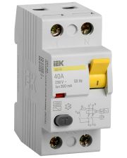 УЗО IEK ВД1-63 1Р+N, 40А, 300мА