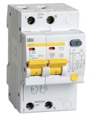 Дифф.автомат IEK АД12 1Р+N, 25А, 100мА