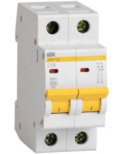 Автоматичний вимикач IEK ВА47-29 2п С 16А