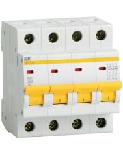 Защитный выключатель IEK ВА47-29 4п С 6А