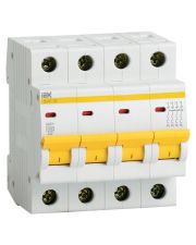 Вводный автомат IEK ВА47-29 4P D 6А 4,5кА