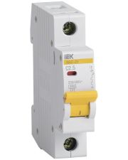 Автоматический выключатель IEK ВА47-29 1P С 2,5А 4,5кА