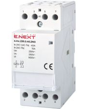 Контактор 2р 40А 2NO 220В; e.mc.220.2.40.2NO E.Next