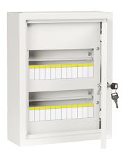 Корпус металевий ЩРн-24з-1 38 УХЛ3 IP31 RAL 9016, IEK