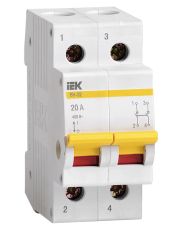 Выключатель нагрузки IEK MNV10-2-020 ВН-32 2Р 20А