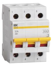Выключатель нагрузки IEK MNV10-3-032 ВН-32 3Р 32А