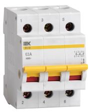 Выключатель нагрузки IEK MNV10-3-063 ВН-32 3Р 63А