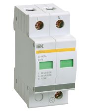 Ограничитель перенапряжения IEK ОПС1-C 2P 20/40кА 400B