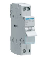 Переключатель Hager SFB125 I-0-II 1P 25А/230В 1м