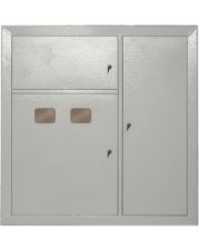 Поверховий розподільний щит ЩЕ-2-1 36 УХЛ3 IP31 RAL 7035, ІЕК