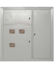 Поверховий розподільний щит ЩЕ-3-1 36 УХЛ3 IP31 RAL 7035, ІЕК