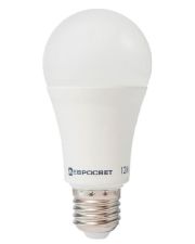 LED лампочка A-12-3000-27 12Вт Евросвет 3000K, Е27
