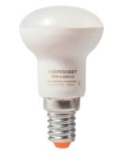 LED лампочка R39-3-3000-14 3Вт Евросвет 3000K, Е14
