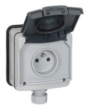 Розетка серая Legrand
