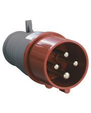 Трехфазная вилка IEK ССИ-014 (3Р+PЕ) 16А 380V IP44