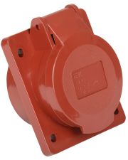 Трехфазный разъем скрытого монтажа IEK ССИ-424 (3Р+PЕ) 32А 380V IP44