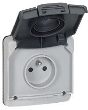 Розетка серая Legrand