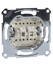 Механизм выключателя 2-клавишный Merten, MTN3116-0000