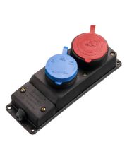 Каучуковая колодка ARS (1 гнездо 3P 25A + 1 гнездо 1P 16A)