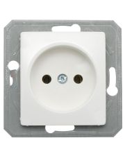 Розетка белая 250V/16A VE30PW-B, ТЕМ