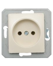 Розетка слоновая кость 250V/16A VE30IW-B, ТЕМ