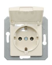 Розетка слоновая кость 250V/16A VE11II-B, ТЕМ