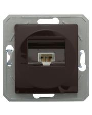 Розетка RJ45 шоколад KE37CB-B, ТЕМ