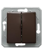 Выключатель 250V/16A шоколад SE63CB-B, ТЕМ