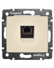 Механизм розетки телефонной RJ-11 Valena слоновая кость