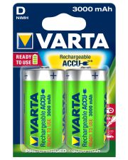 Акумуляторні батареї Varta ACCU D 3000mAh (блістер 2шт)