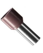 Наконечник-гільза Е25-16 25мм2 із ізольованим фланцем IEK (100шт.)