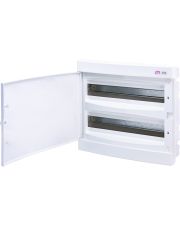Встраиваемый щиток ETI 001101084 ECМ 2x18PO 36 М с белой дверцей