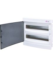 Встраиваемый щиток ETI 001101083 ECМ 2x18PT 36 М с прозрачной дверцей