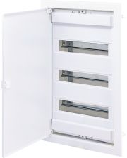 Металлопластиковый электрощит ETI 001101027 ECG42 36+6 М с металлической белой дверцей