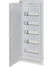 Металлопластиковый электрощит ETI 001101029 ECG70 60+10 М с металлической белой дверцей