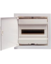 Металопластиковий електрощит ETI 001101183 ECG14 PO 12+2 М з білими дверцями