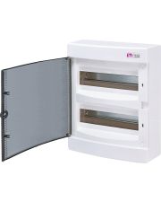 Наружный модульный щит ETI 001101003 ECT 24PT 24 М с прозрачной дверцей