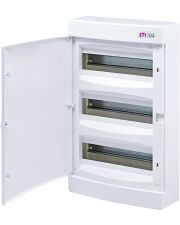 Наружный модульный щит ETI 001101009 ECT 36PO 36 М с белой дверцей