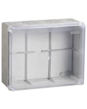 Коробка розподільна IEK КМ41275 (UKO10-240-195-090-K51-44) 240х195х90 з прозорою кришкою для о/п IP44