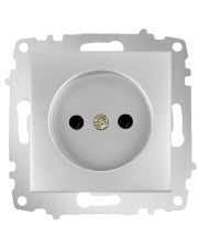 Розетка ABB Cosmo 619-011000-215 (алюминий)
