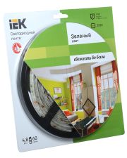 LED-лента 5м IEK-eco LSR-3528G60-4.8-IP65-12V
