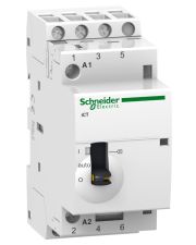 Контактор ICT 25A 3НО з ручним керуванням Schneider Electric
