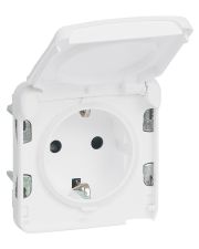 Механизм розетки антибактериальный белый Legrand Plexo Artic