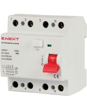 ПЗВ E.Next e.rccb.stand.4.40.10 3P+N, 40А, 10mA