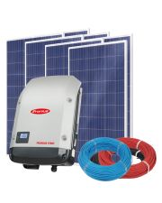 Комплект для СЭС из 11 модулей Amerisolar AS-6P30-275W с инвертором FRONIUS SYMO 3.0-3-M на 3кВт