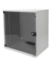 Серый серверный шкаф DIGITUS DN-1912-U-S-1 19'' 12U 540x400мм со стеклянными дверьми