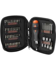 Набор отверточных вставок Black&Decker 1/4" 56 предметов
